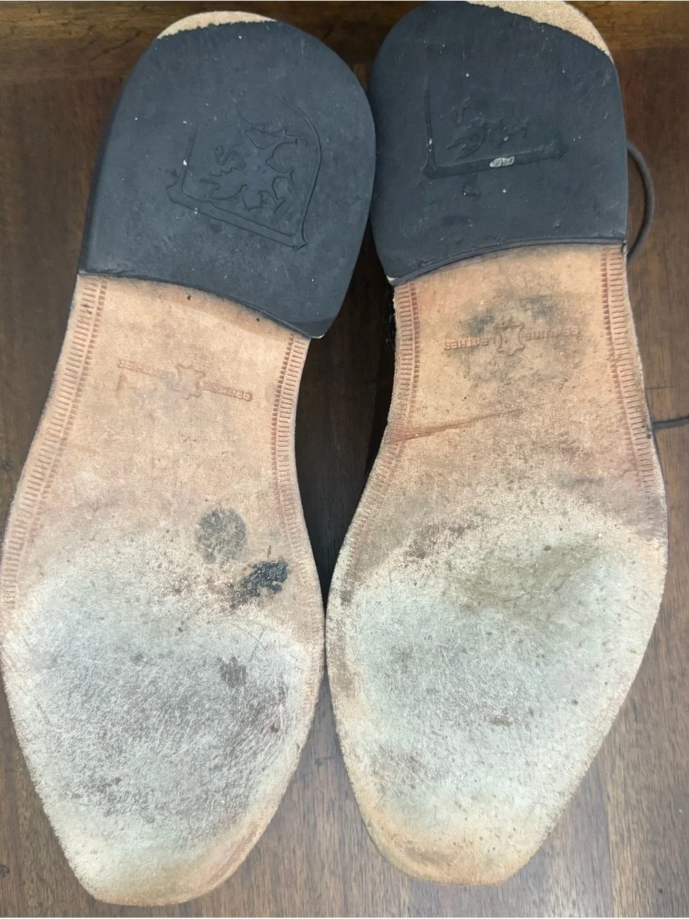 Stacy Adams Brown and Black Croc-Embossed Wingtip Oxfords